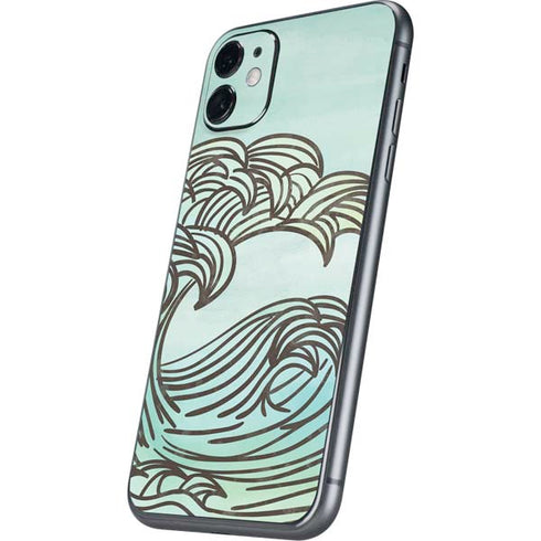 California Big Wave iPhone 11 Skin
